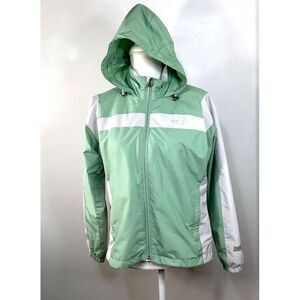 The North Face Jacket Hydrenalite Windproof Breathable fits Small‎ Hood Green